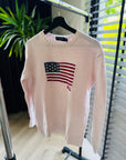 Ralph Lauren - Pink Pony American Flag sweater maat M Limited Edition