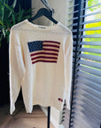 Ralph Lauren -  American flag sweater off white maat L