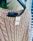 Ralph Lauren - Cable sweater beige maat L