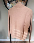 Ralph Lauren - half zip sweater beige - maat M