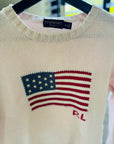 Ralph Lauren - Pink Pony American Flag sweater maat M Limited Edition