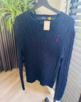 Ralph Lauren - Pima cotton cable sweater maat L