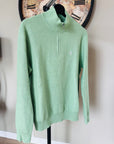 Ralph Lauren - half zip sweater groen - maat M