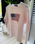 Ralph Lauren - Pink Pony American Flag sweater maat M Limited Edition