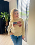 Ralph Lauren - American flag sweater maat XS