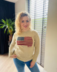 Ralph Lauren - American flag sweater maat XS