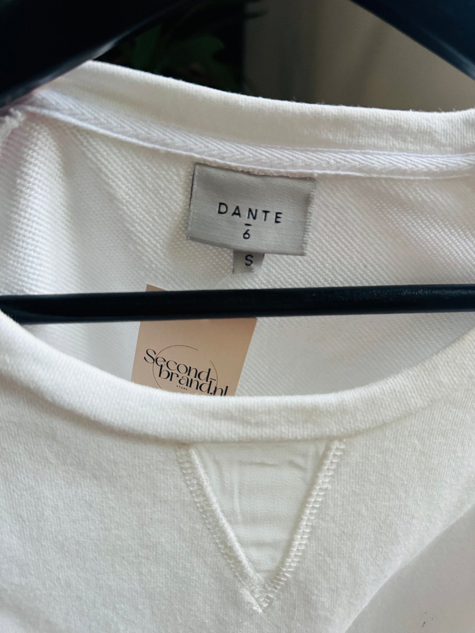 Dante6 - witte sweater Artist maat S - Second - brand.nl