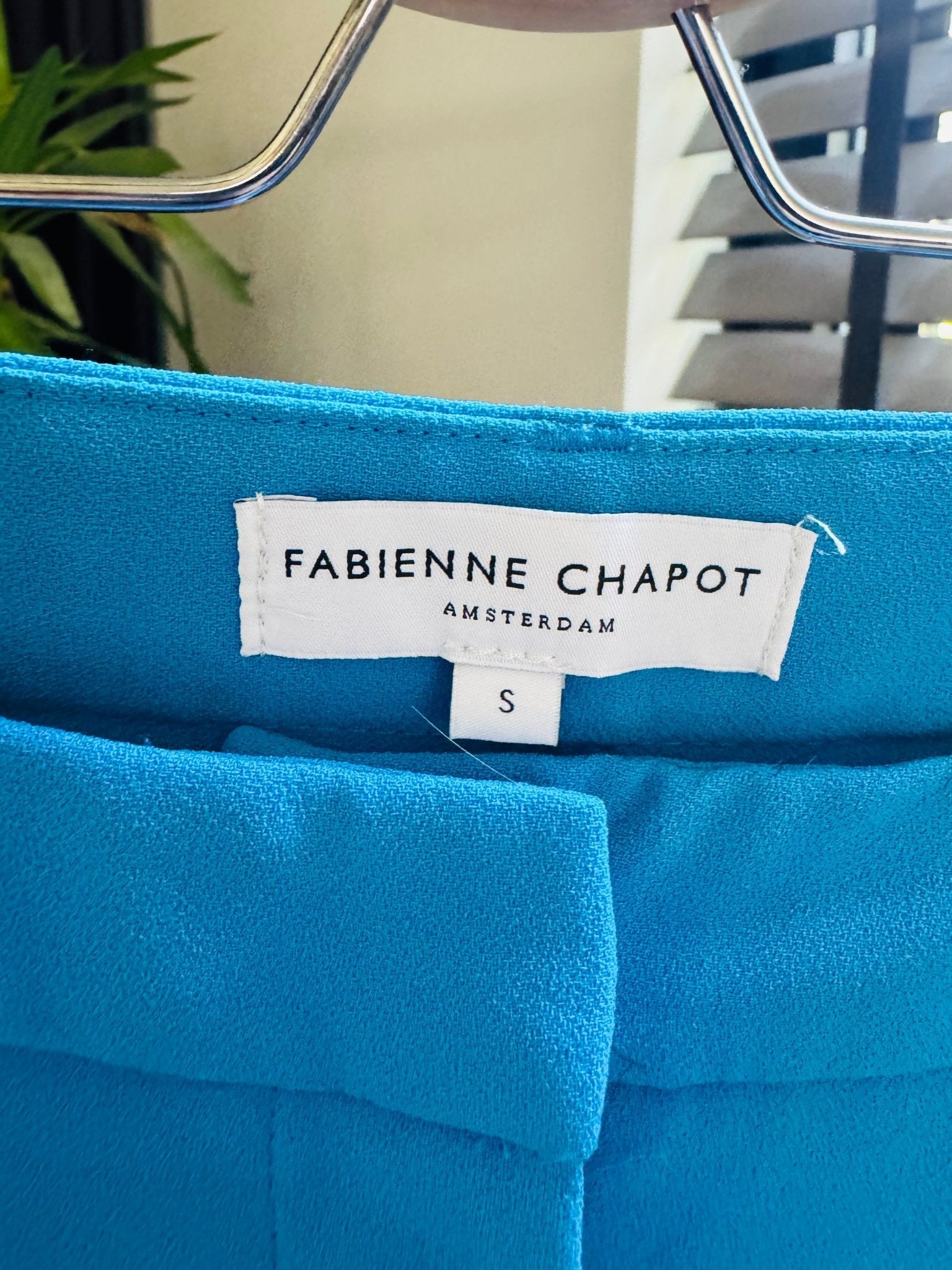 Fabienne Chapot - blauwe pantalon maat 38 - Second - brand.nl