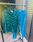 Fabienne Chapot - blauwe pantalon maat 38 - Second - brand.nl