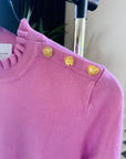 Fabienne Chapot - Molly Otte Frill pullover roze maat S - Second - brand.nl