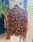 Fabienne Chapot - Nieuw leopard carmen blouse maat 36 - Second - brand.nl