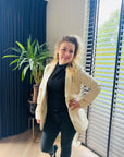 Josh v leather look blazer maat S - Second - brand.nl