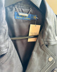 Ralph Lauren - Zwart Biker Jack 100% schapenleer - maat 36 S - Second - brand.nl