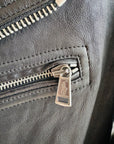 Ralph Lauren - Zwart Biker Jack 100% schapenleer - maat 36 S - Second - brand.nl